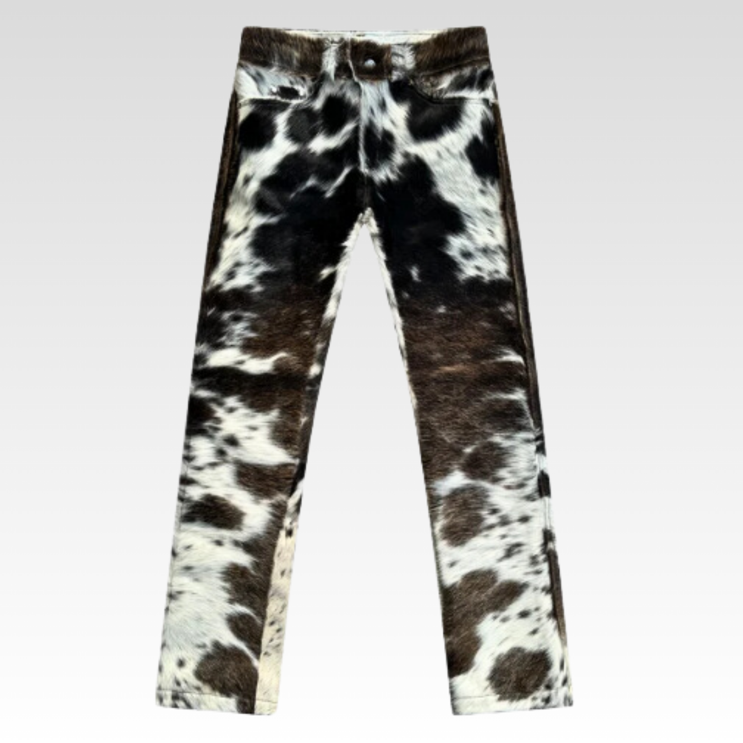 Natural Cowhide Leather Pants